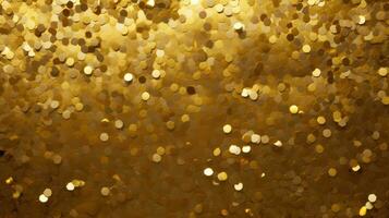 AI generated Golden and Black Glitter Background, Celebration background photo