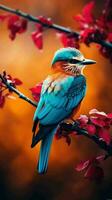 AI generated Beautiful Rare North American Bird photo