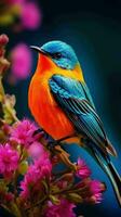 AI generated Beautiful Rare North American Bird photo