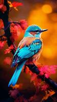 AI generated Beautiful Rare North American Bird photo