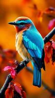 AI generated Beautiful Rare North American Bird photo