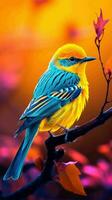 AI generated Beautiful Rare North American Bird photo