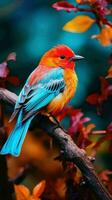 AI generated Beautiful Rare North American Bird photo