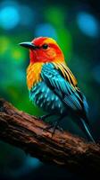 AI generated Beautiful Rare North American Bird photo