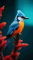 AI generated Beautiful Rare North American Bird photo