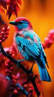 AI generated Beautiful Rare North American Bird photo