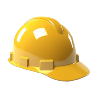 ai généré construction ouvrier casquette ou chapeau sur transparent Contexte - ai généré png