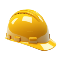 ai généré construction ouvrier casquette ou chapeau sur transparent Contexte - ai généré png