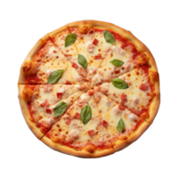 ai generiert Pizza auf transparent Hintergrund - - ai generiert png