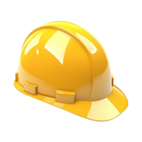 ai generado construcción trabajador gorra o sombrero en transparente antecedentes - ai generado png
