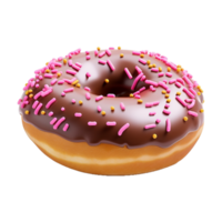 AI generated Colorful Donut on Transparent Background - Ai Generated png