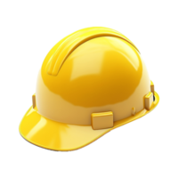 ai généré construction ouvrier casquette ou chapeau sur transparent Contexte - ai généré png