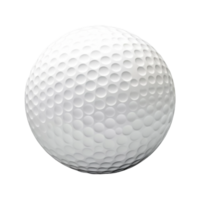 ai generato golf palla su trasparente sfondo - ai generato png