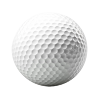 ai generato golf palla su trasparente sfondo - ai generato png