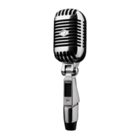 AI generated Podcast Microphone on Transparent Background - Ai Generated png