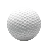 ai generato golf palla su trasparente sfondo - ai generato png