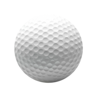 ai gerado golfe bola em transparente fundo - ai gerado png