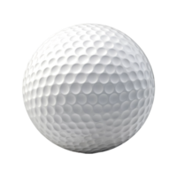 ai generado golf pelota en transparente antecedentes - ai generado png