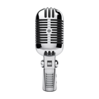 AI generated Podcast Microphone on Transparent Background - Ai Generated png