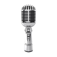 AI generated Podcast Microphone on Transparent Background - Ai Generated png