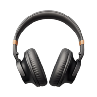 ai généré la musique casque de musique sur transparent Contexte - ai généré png