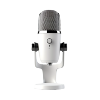 AI generated Podcast Microphone on Transparent Background - Ai Generated png