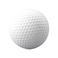 ai generato golf palla su trasparente sfondo - ai generato png