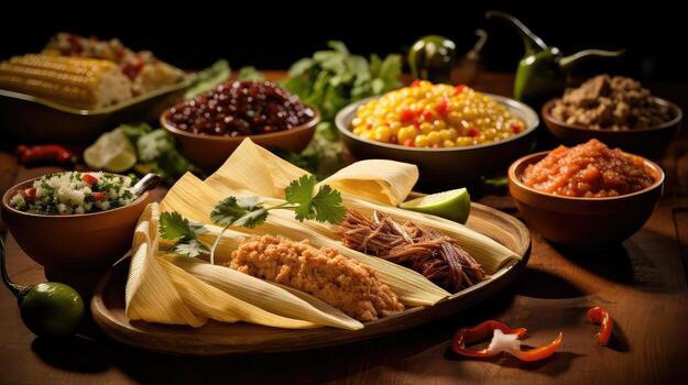 ai generado cocina cuenco indio comida sabroso ai generado foto