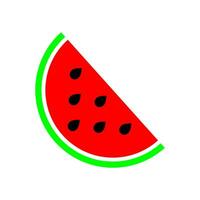 vector isolated watermelon symbol isolated on white background