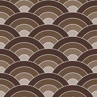 Brown shade of Japanese wave pattern background. Japanese pattern vector. Waves background illustration. for clothing, wrapping paper, backdrop, background, gift card. vector