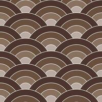 Brown shade of Japanese wave pattern background. Japanese pattern vector. Waves background illustration. for clothing, wrapping paper, backdrop, background, gift card. vector