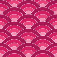 Pink shade of Japanese wave pattern background. Japanese pattern vector. Waves background illustration. for clothing, wrapping paper, backdrop, background, gift card. vector