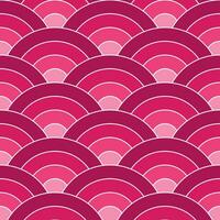 Pink shade of Japanese wave pattern background. Japanese pattern vector. Waves background illustration. for clothing, wrapping paper, backdrop, background, gift card. vector