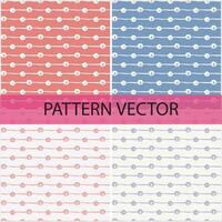 Pattern vector and background flowers pattern design
