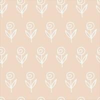 Pattern vector and background flowers pattern design