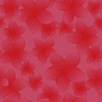 floral trópico desin sin costura modelo. rojo frangipani flores en rosado fondo.textil diseño, fondo de pantalla, tela impresión. vector ilustración eps10