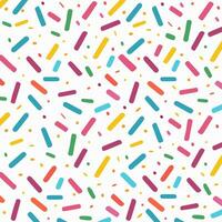 Creative minimalist style art background for children or trendy design with basic shapes. A vibrant and cheerful pattern with colorful geometric shapes on a white background. vector