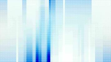 Light blue tech geometric abstract video animation