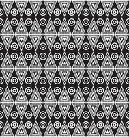 Native American vector monochrome seamless pattern. Endless black aztec, maya, inca ornament. Drawing for sandblasting and plotter and laser cutting
