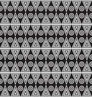 Native American vector monochrome seamless pattern. Endless black aztec, maya, inca ornament. Drawing for sandblasting and plotter and laser cutting