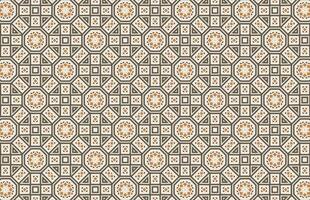 Islamic traditional tile design pattern vector