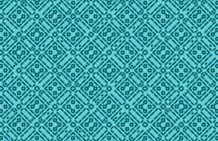 Blue square fabric design pattern vector