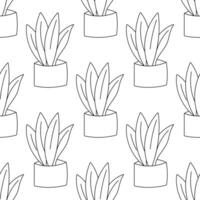 plant pot home green eco bio leaves vector