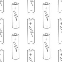 battery rechargeable eco bio pattern zero waste vector