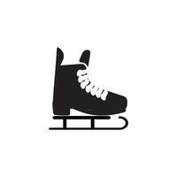 Ice skating icon in different style vector illustration. Ice Skates Glyph Icon designed in filled, outline, line and stroke style can be used for web, mobile, ui