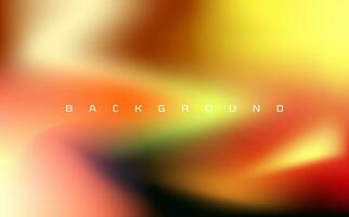 orange black wavy blurred abstract vector background design