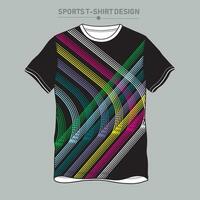 diseño de camiseta deportiva vector