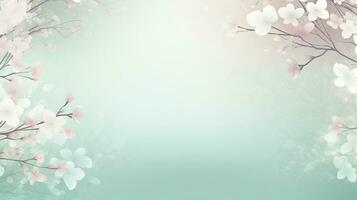 AI generated Spring Floral Delight Sale Banner photo