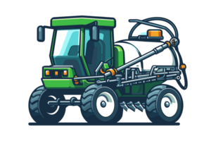 AI generated Sprayer farm tools illustration design or PNG