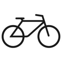 bicicleta icono vector logo